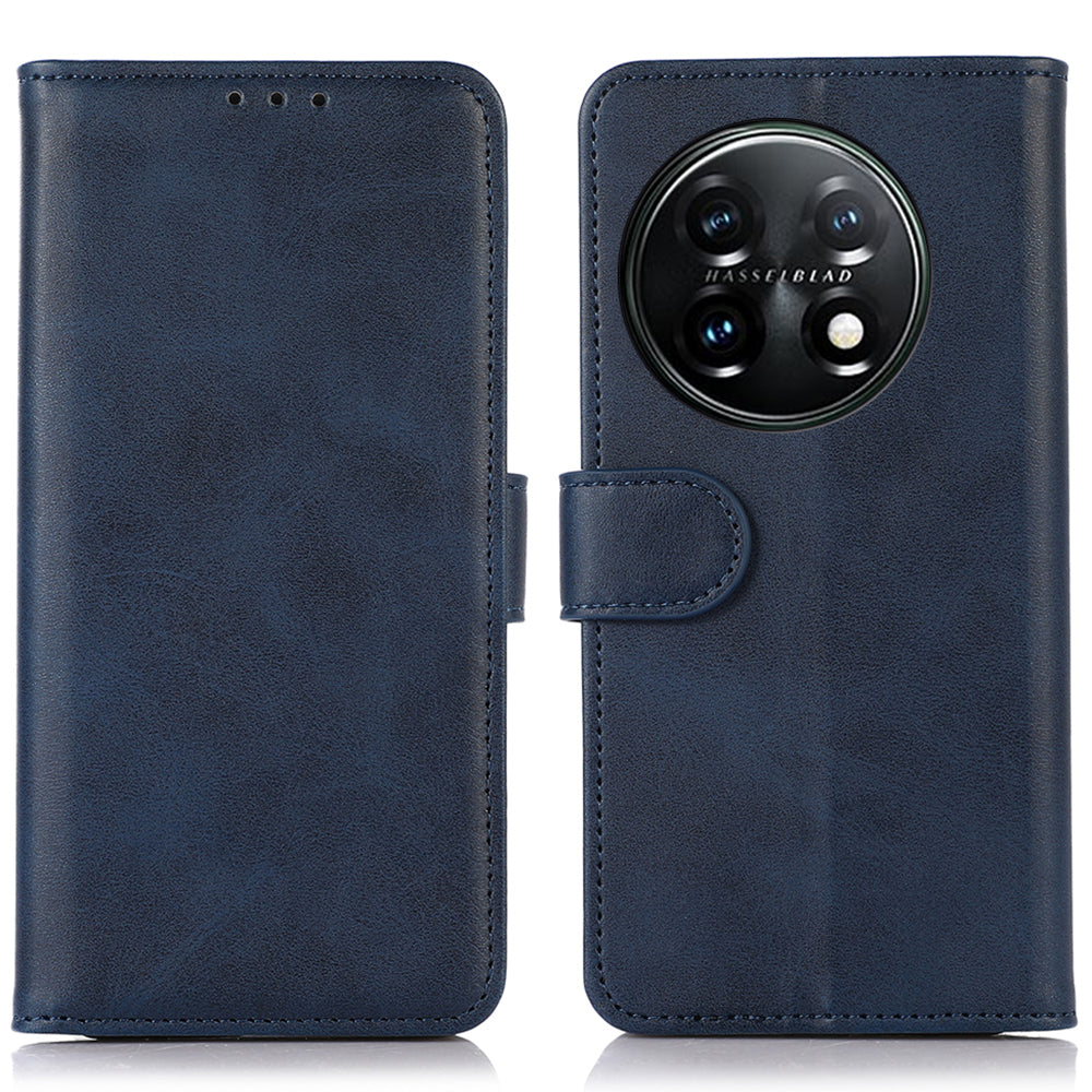 For OnePlus 11 5G Cowhide Texture PU Leather Stand Case Anti-drop Phone Wallet Cover For OnePlus 11 5G Cowhide Texture PU Leather Stand Case Anti-drop Phone Wallet Cover